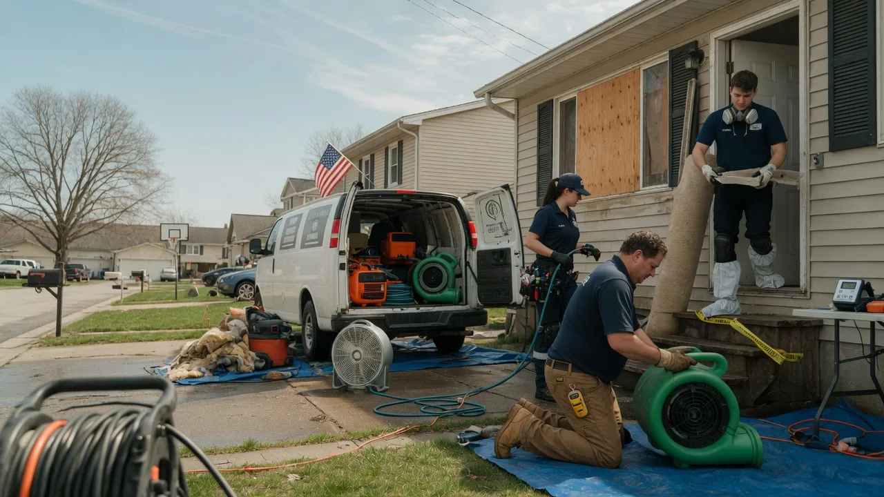 Water Damage Restoration in Dongola, IL near me